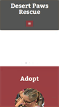 Mobile Screenshot of desertpawsrescue.org